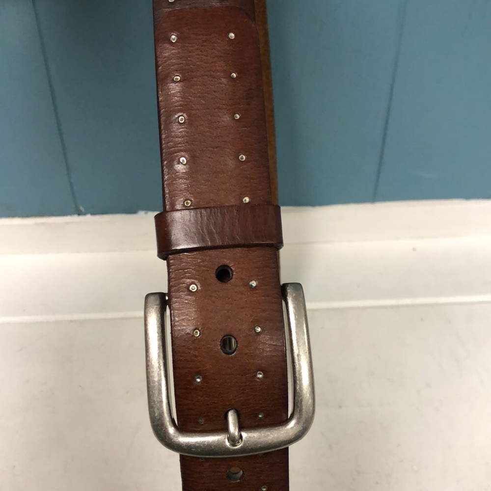 Fossil‎ leather brown belt size 34 - 1.5” width